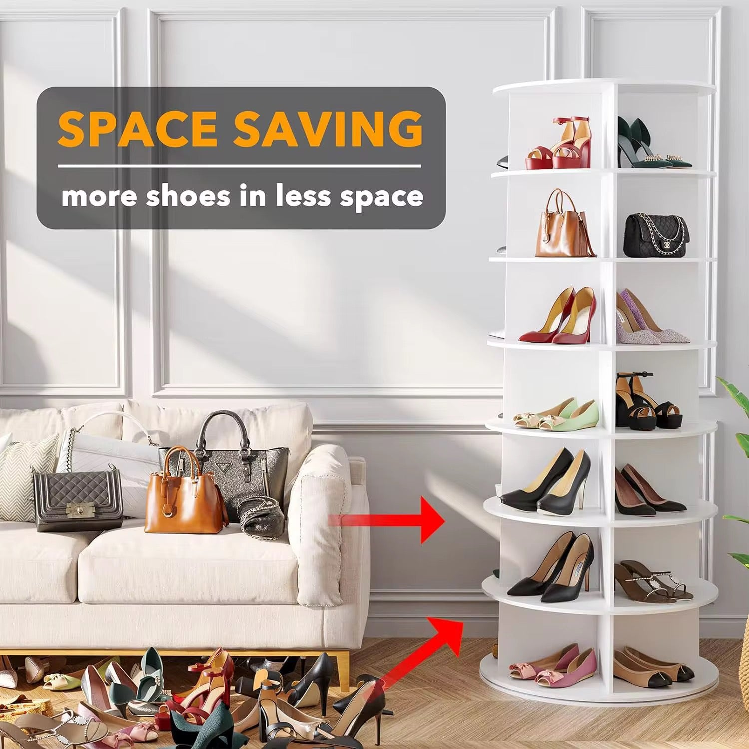 Smart Rotating Storage Rack