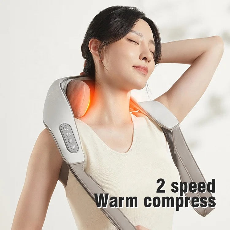 Wireless Electric Heating Neck And Shoulder Massager