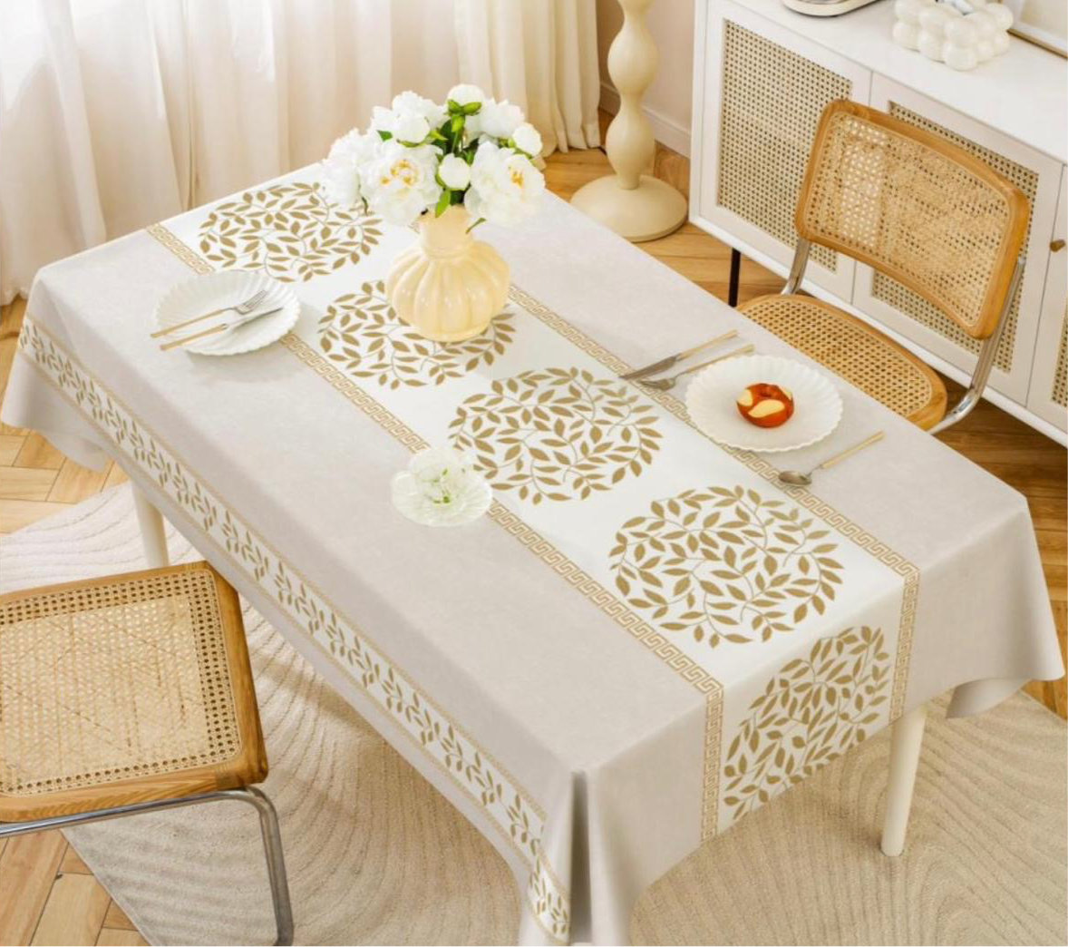 Waterproof Oil Resistant Tablecloths