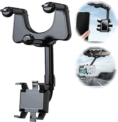 Car Rearview Mirror Phone Holder