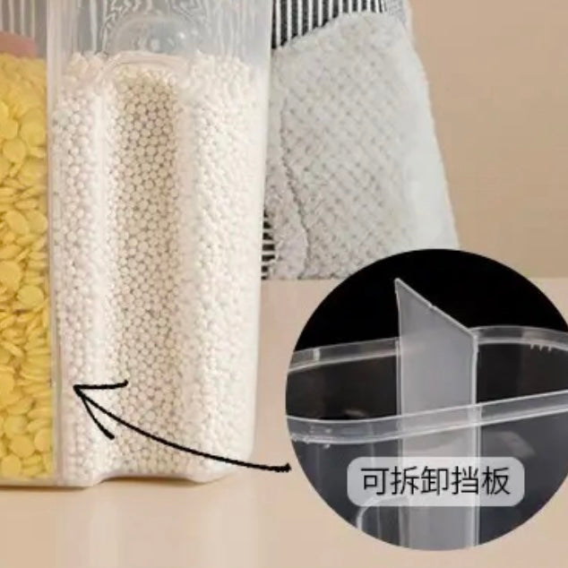 حاويات تخزين ذات قسمين