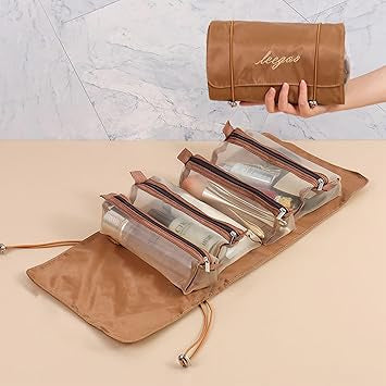 حقيبة مكياج – منظم مستحضرات التجميل والفرش للسفر