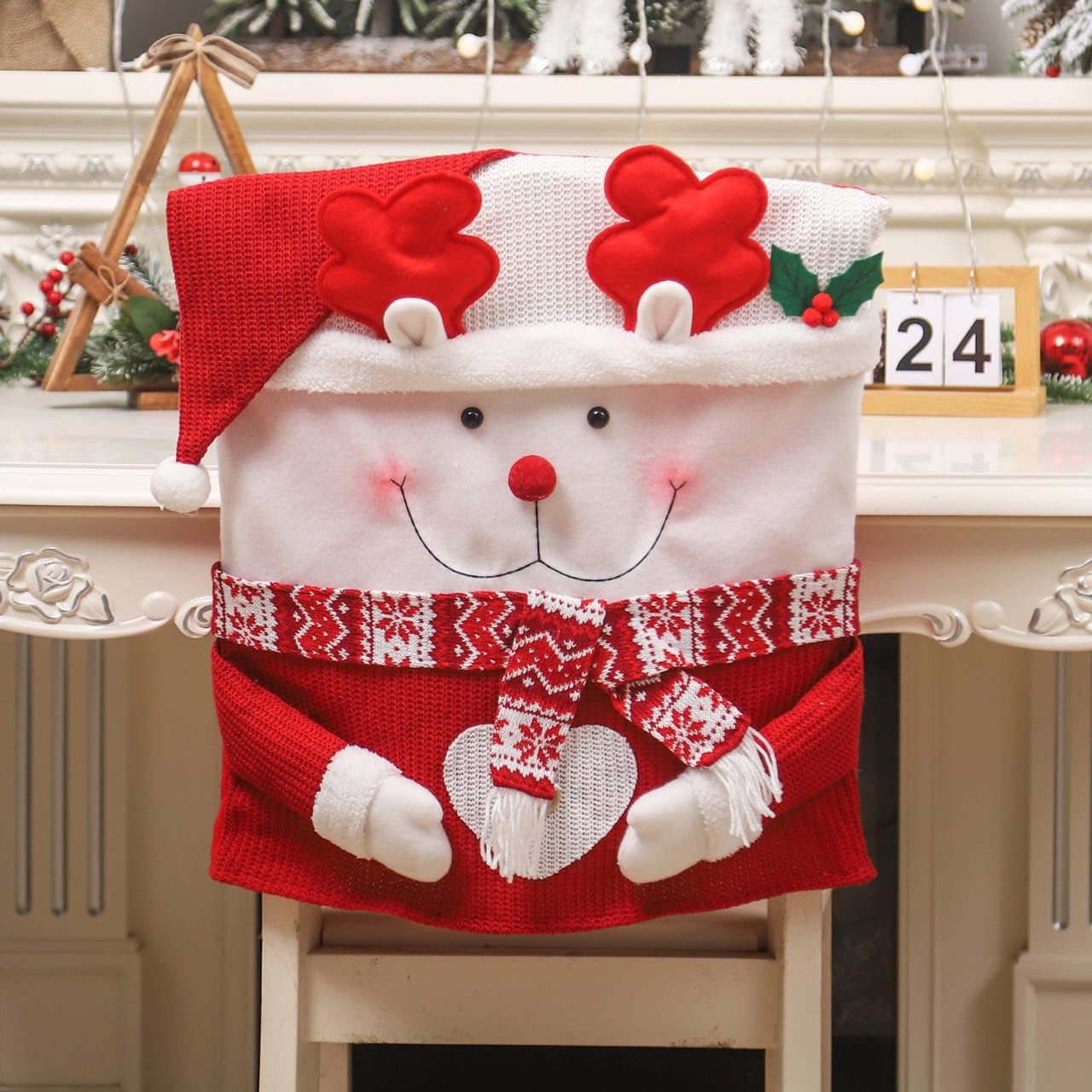 Christmas Santa Chair Cover