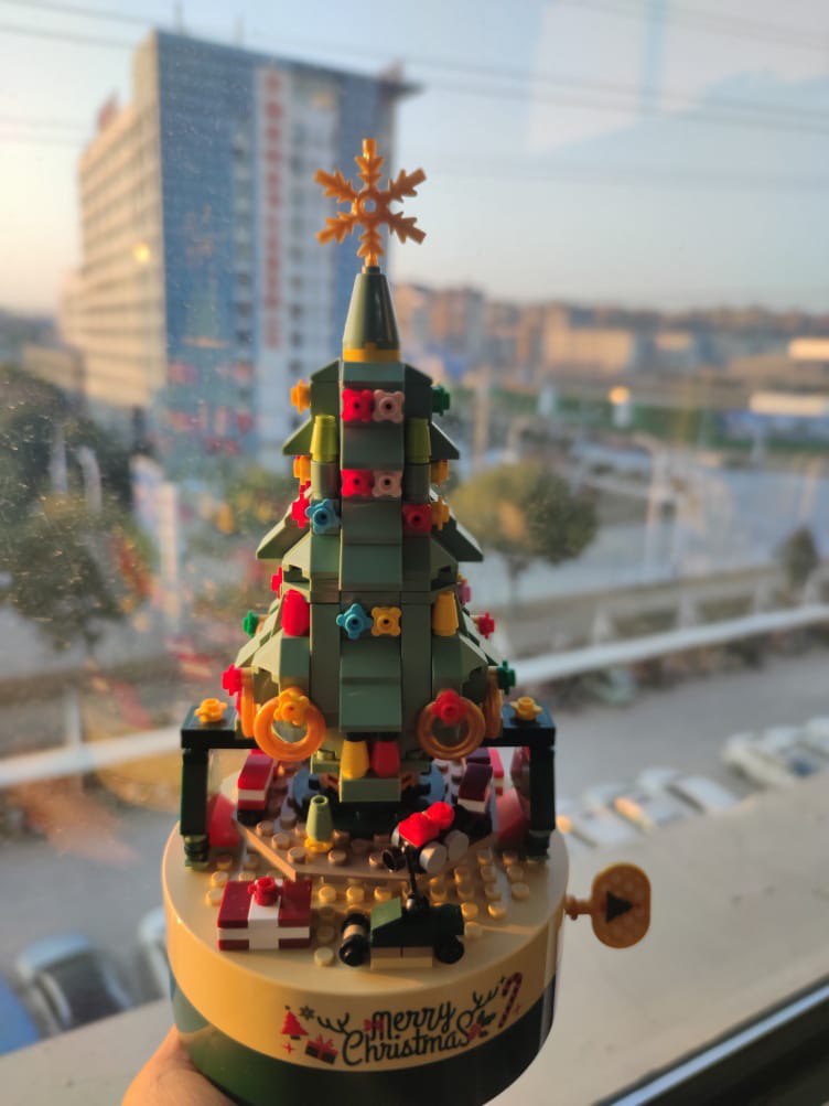 Musical Christmas Tree Building Blocks