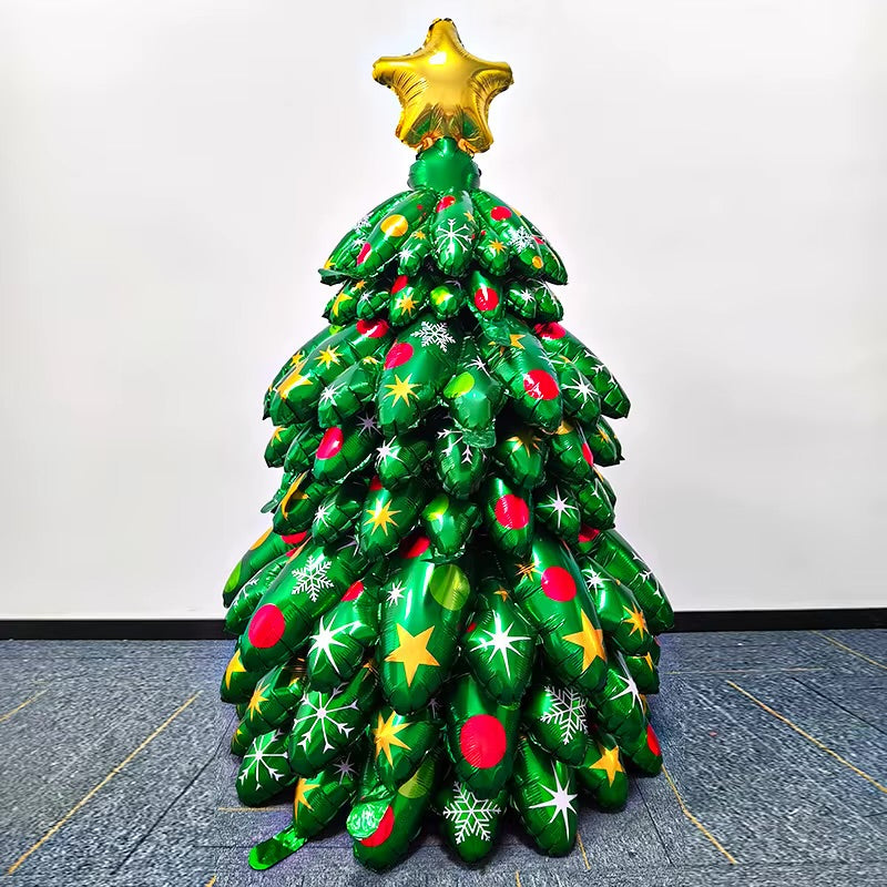 بالون فويل على شكل شجرة عيد الميلاد لعيد الميلاد