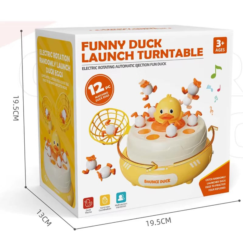 Electric Catch Duck Bouncing Turntable Fun