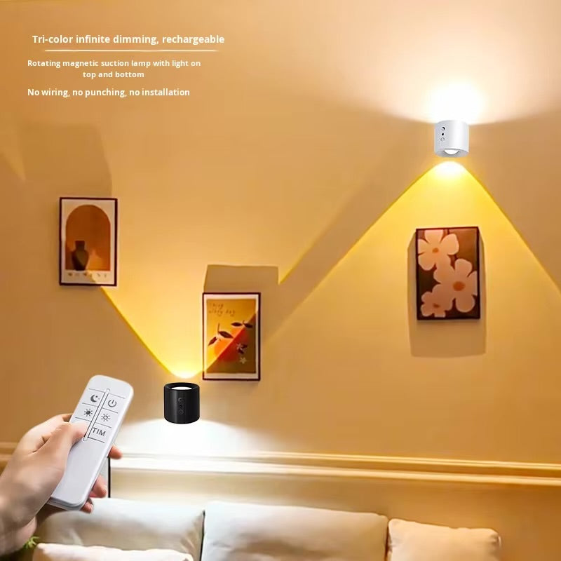 Modern Dimming Rechargeable Wireless LED Wall Light