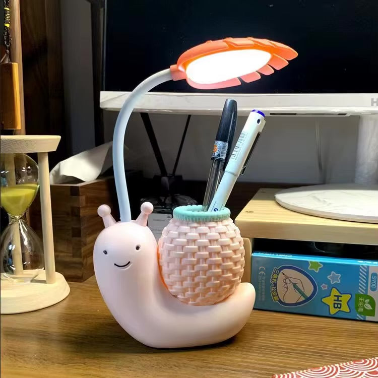 Snail Rechargeable Desk Lamp – Creative LED Night Light