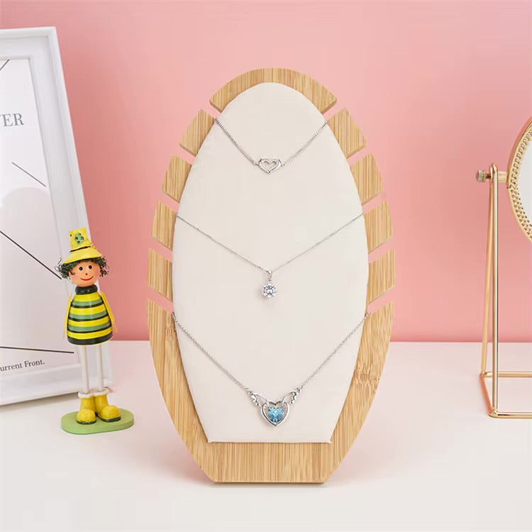 Bamboo Jewelry Display Stand – Necklace & Bracelet Hanger