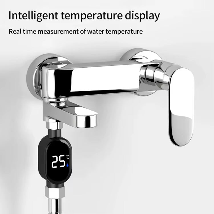 Shower Faucet with Instant Water Temperature LED Monitor