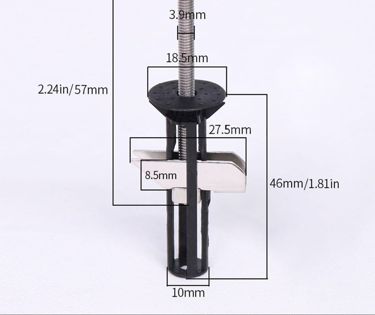 Heavy Duty Toilet Seat Fastener Bolt kit(A Set of 2 Pcs)