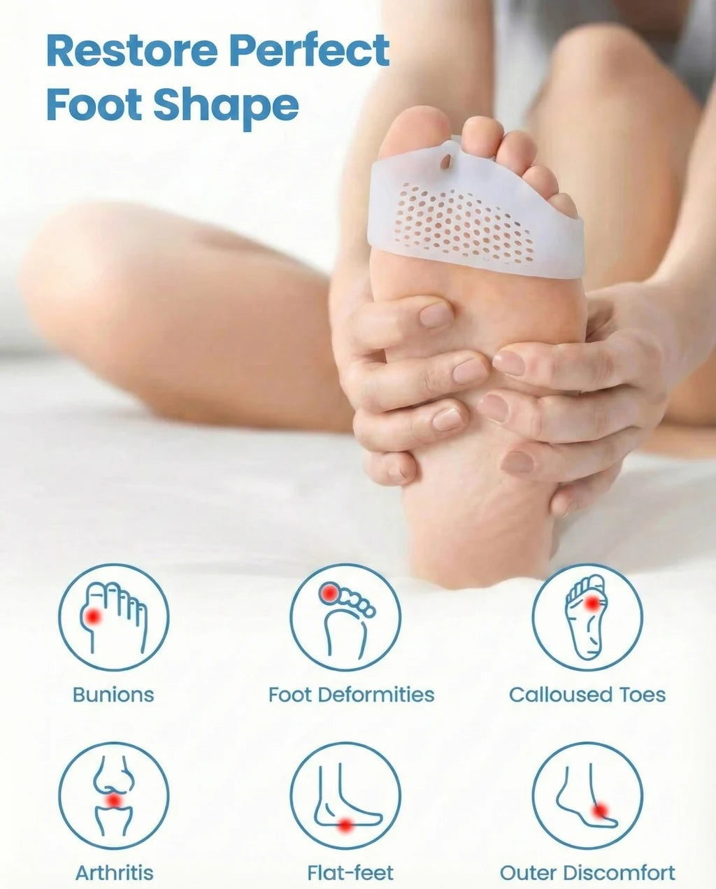 3-in-1 Silicone Hammer Toe Corrector