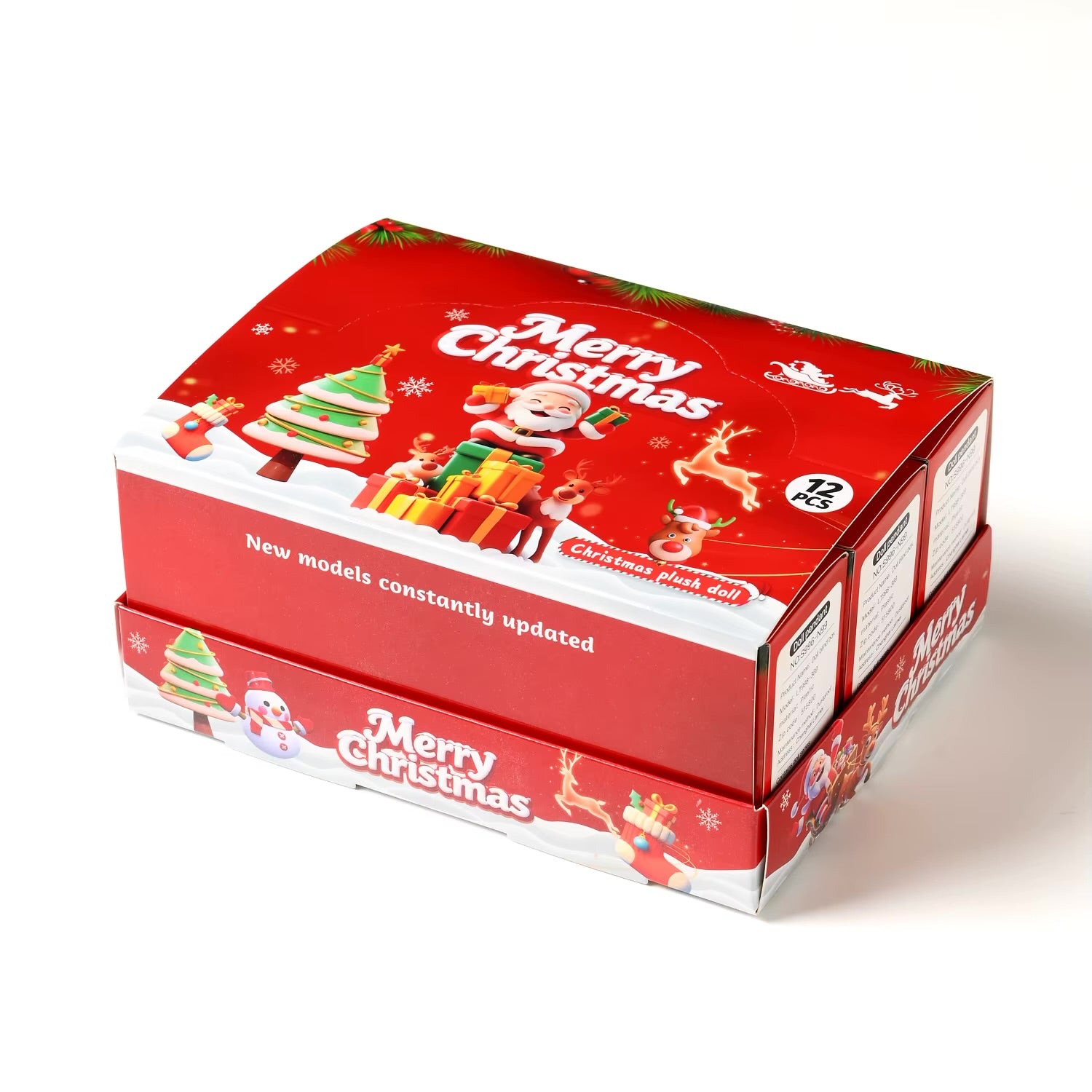 Christmas Surprise Keychain Blind Box – 12-Piece Display Set