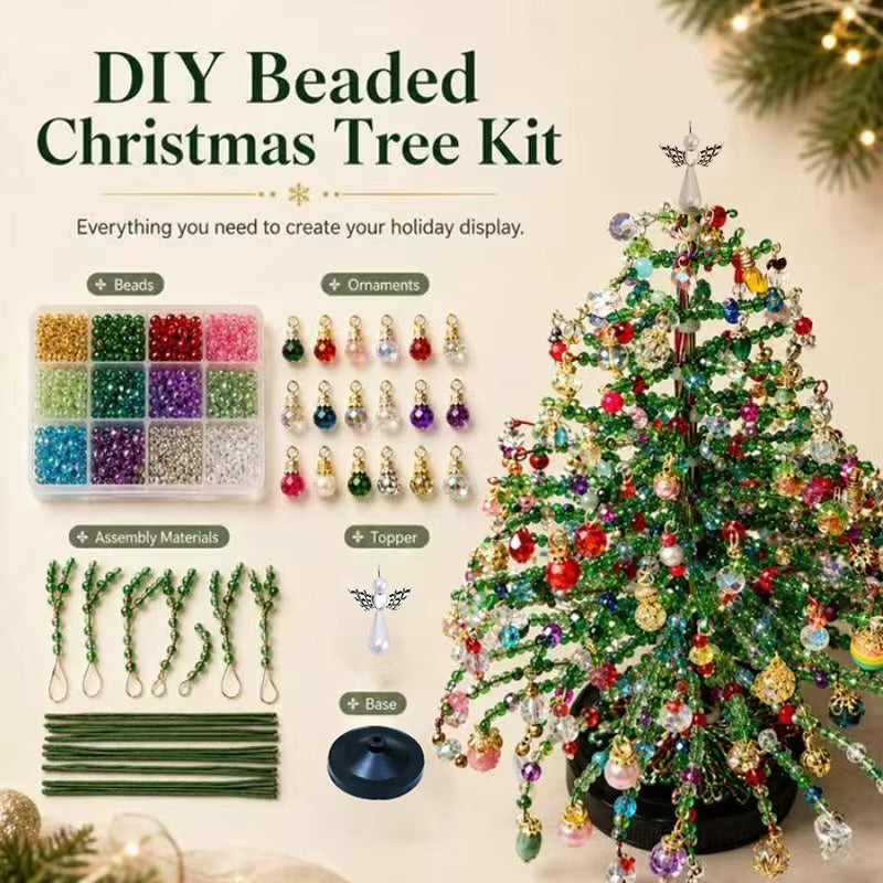 DIY LED Beaded Christmas Tree Craft Kit