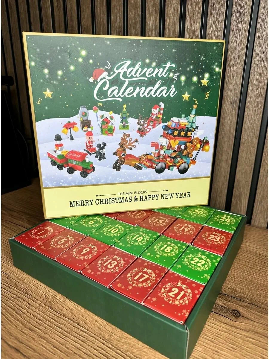 24-Day Christmas Building Block Advent Calendar
