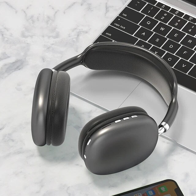 Wireless Noise Cancelling Headphones with Microphone