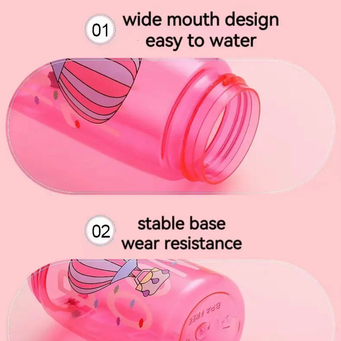 Plastic Children Water Bottles