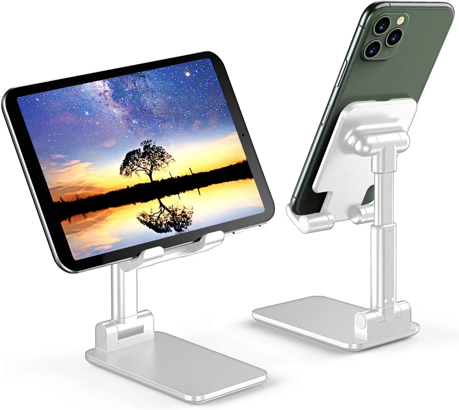 Foldable desktop cell phone stand holder