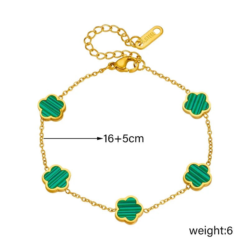 Five Clover Bracelet