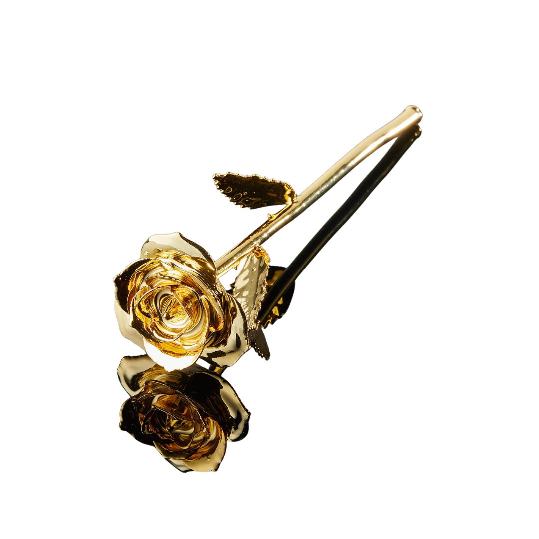 Colorful Crystal Rose - Gold