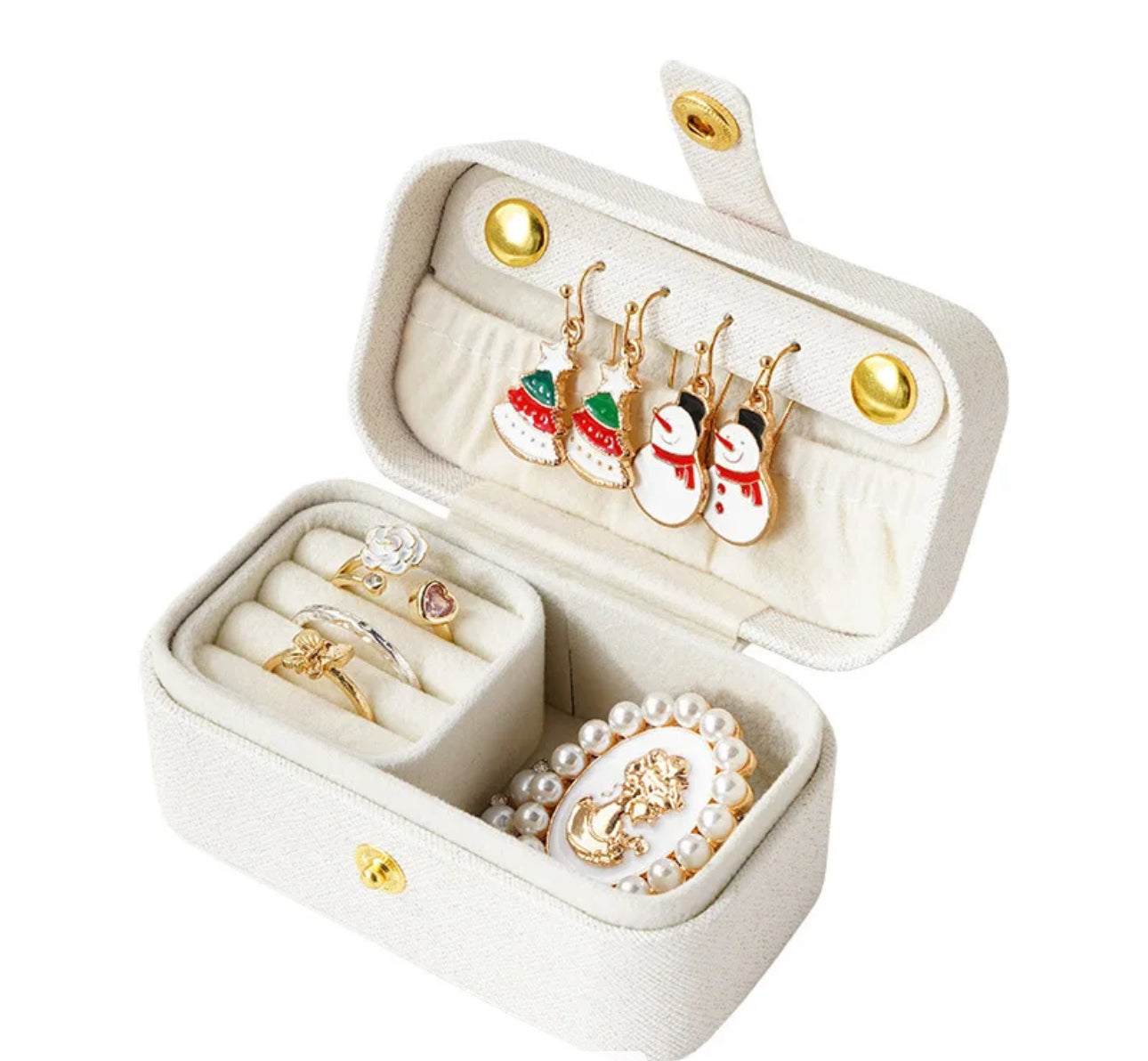 Jewelry Box With Button
