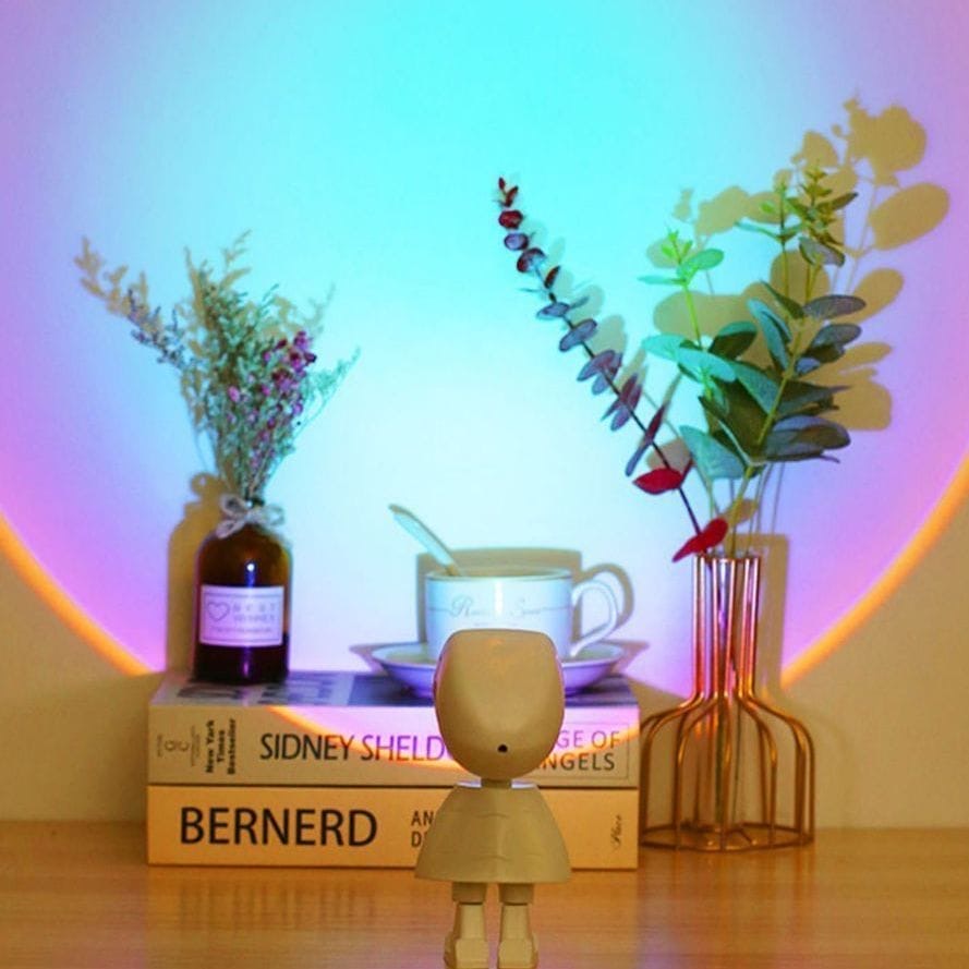 Astronaut Sunset Projection Night Light