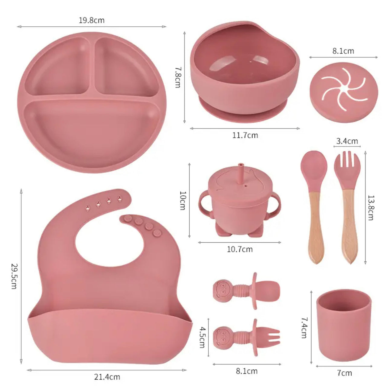 Baby Eco-friendly Silicon Bowl Set
