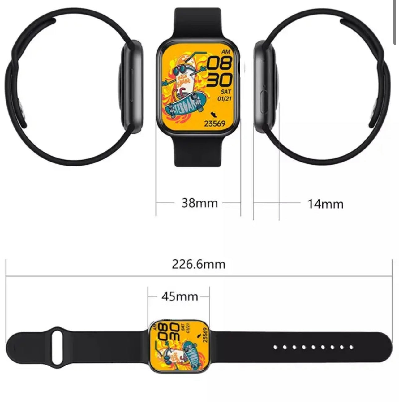 Waterproof Wristwatch Fitness Tracker