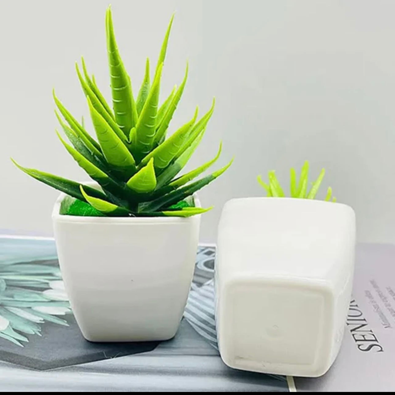 Mini Fake Potted Plant