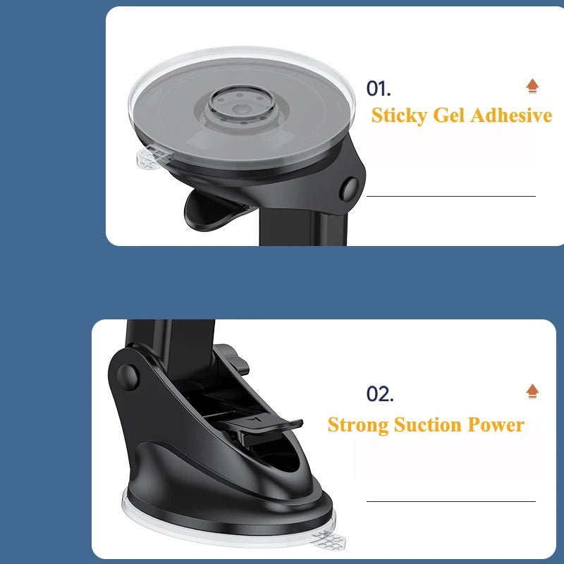 حامل هاتف للسيارة قابل للتعديل مصنوع من البلاستيك