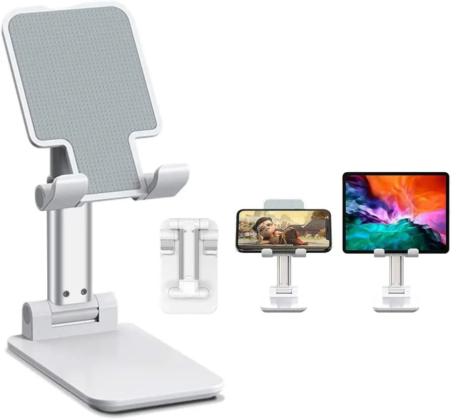 Foldable desktop cell phone stand holder