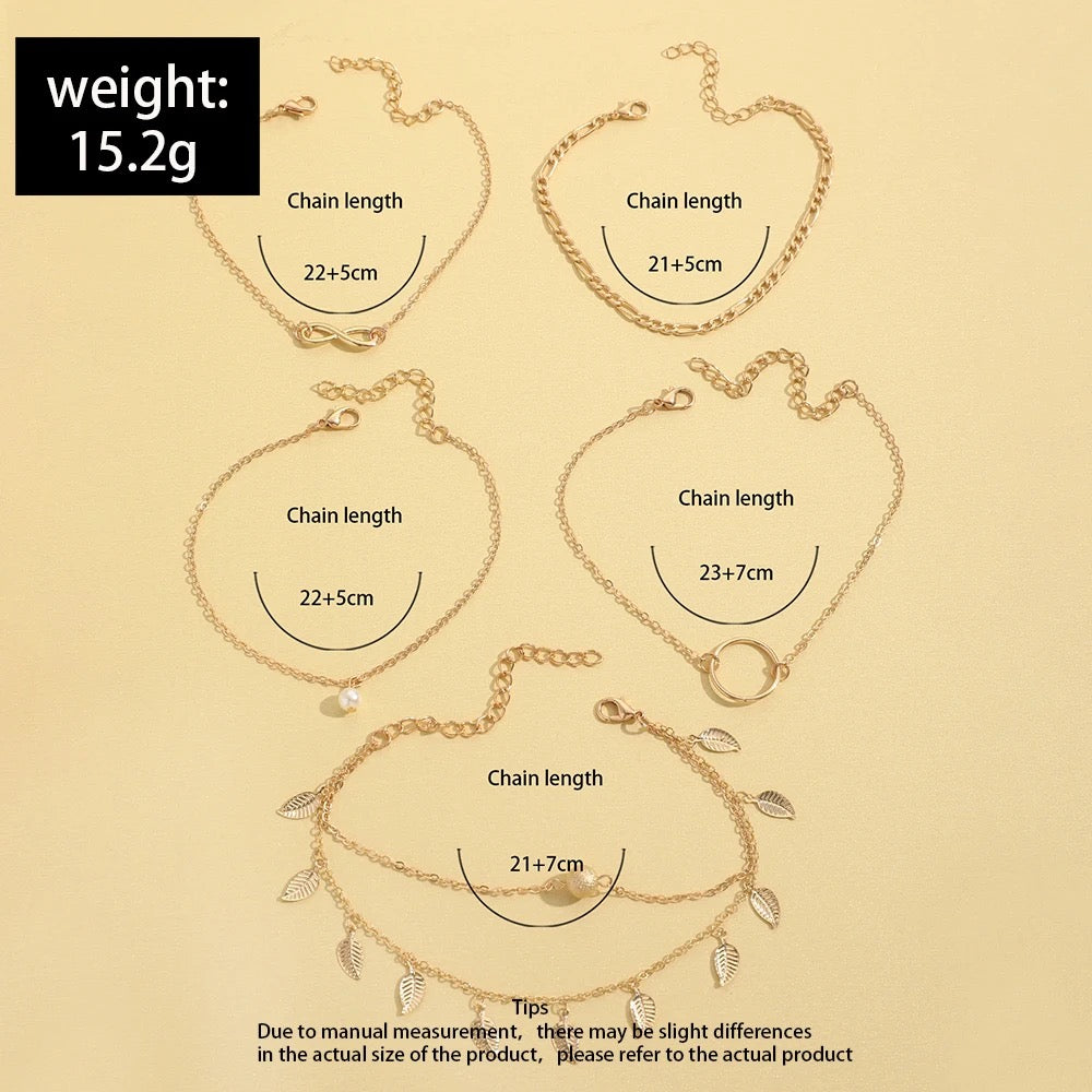 Fashionable Anklet set