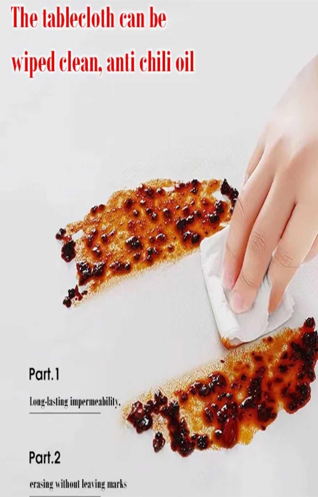 Waterproof Oil Resistant Tablecloths