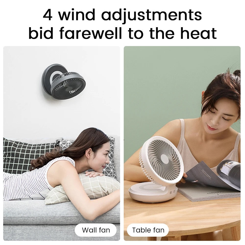 Wireless Folding Electric Table Fan