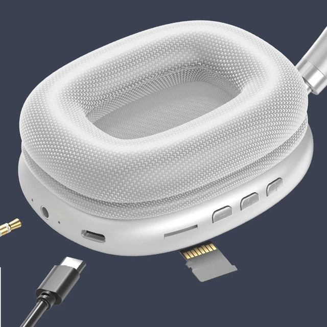 Wireless Noise Cancelling Headphones with Microphone