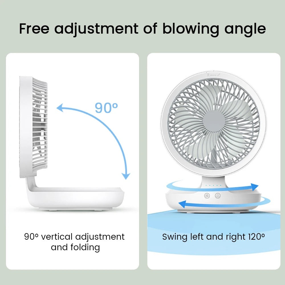 Wireless Folding Electric Table Fan