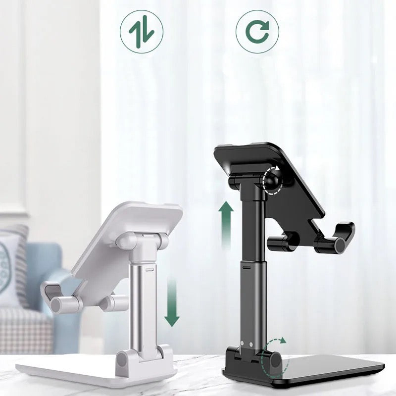 Foldable desktop cell phone stand holder