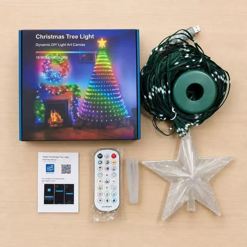 Smart RGB Christmas Tree Light Set