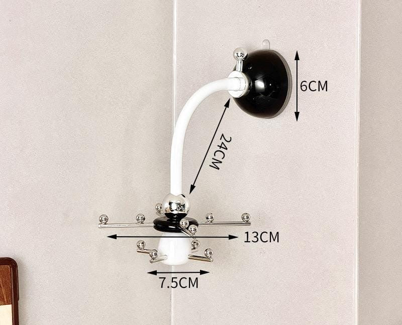 360° Rotating Suction Cup Accessory Hanger