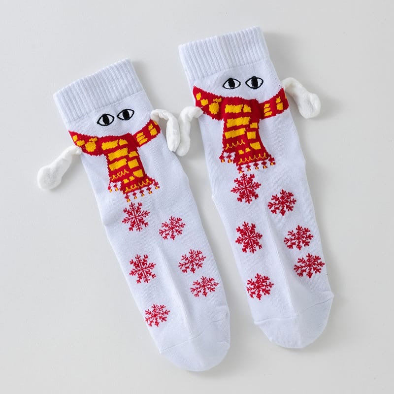 Christmas Magnetic Holding Hands Socks