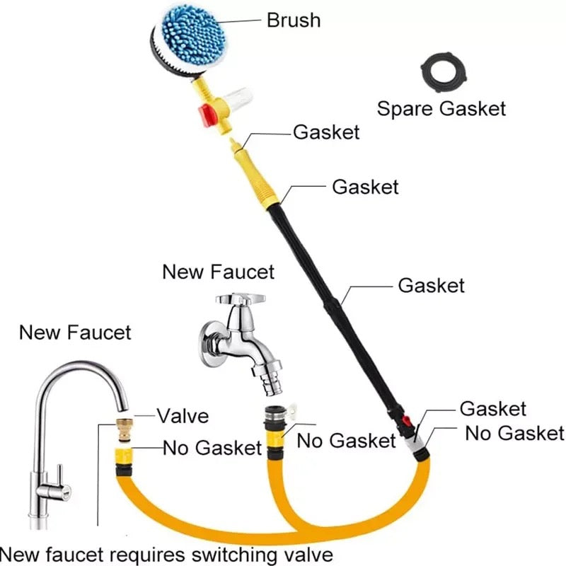 360 Rotating Foam Cleaner