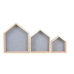 Wooden House Shape Shelf