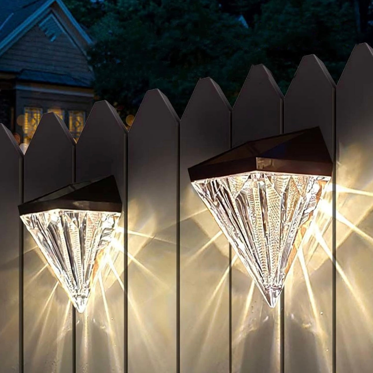 Solar Diamond Wall Light