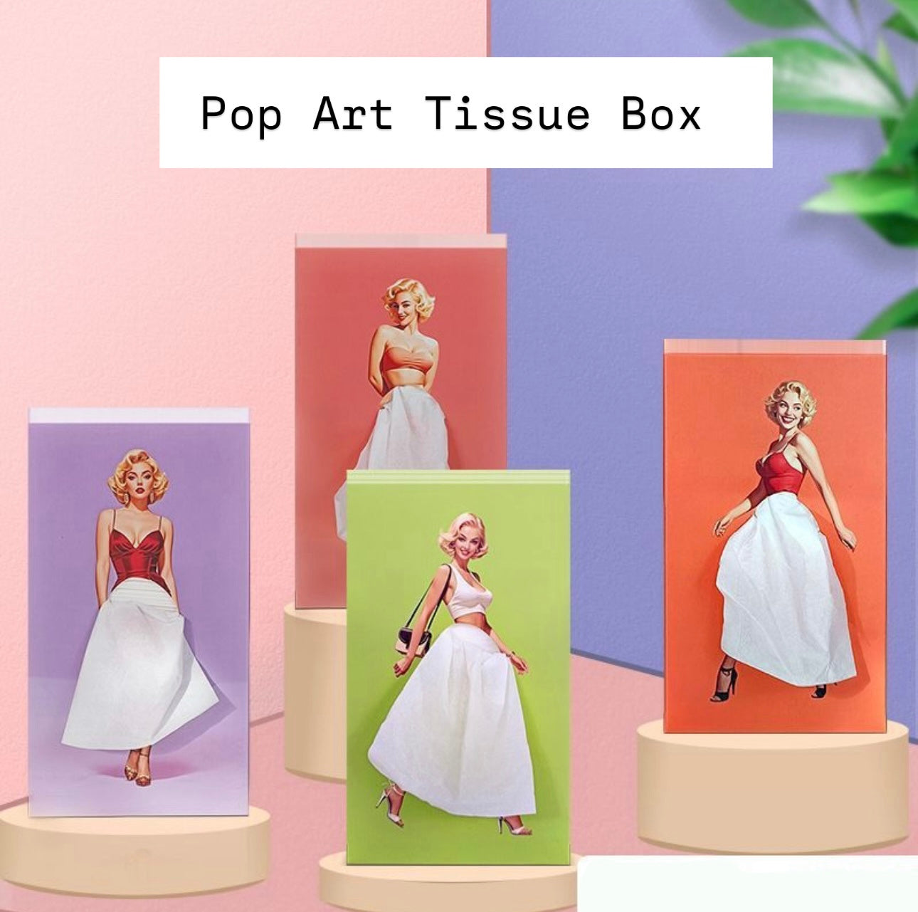 Pop Art Tissue Boxes