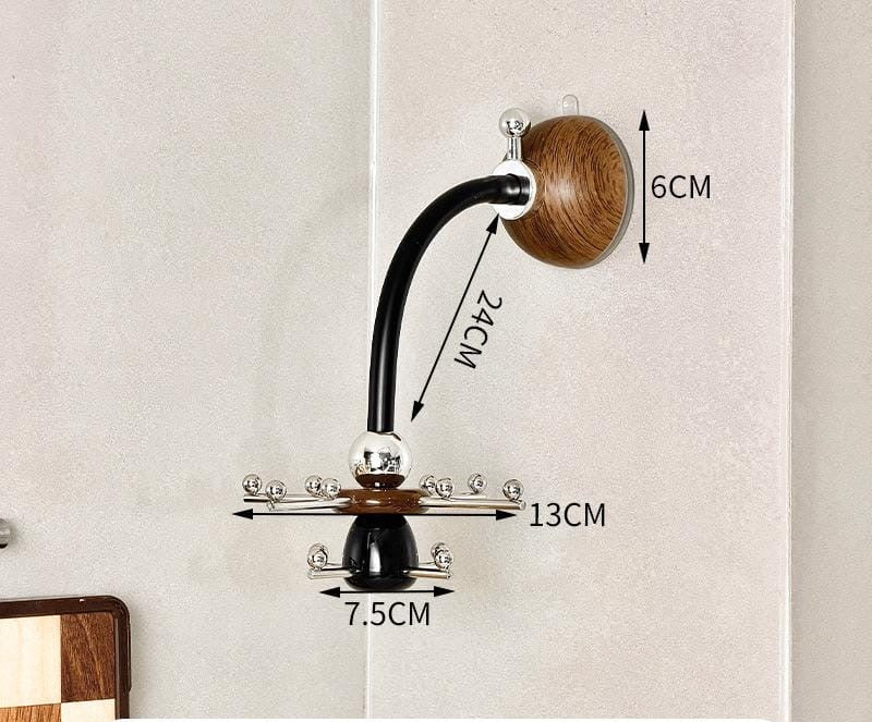360° Rotating Suction Cup Accessory Hanger