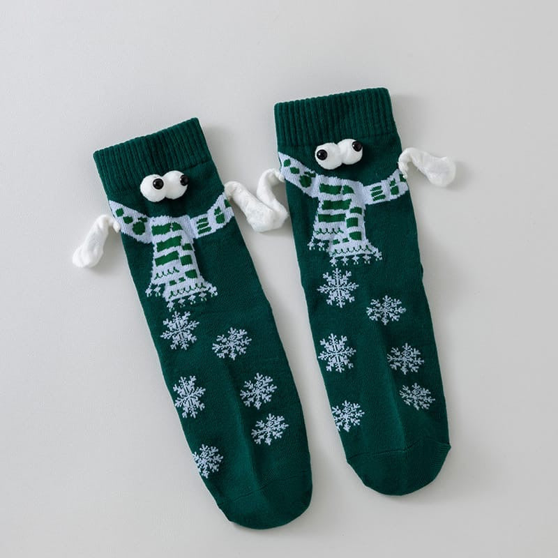 Christmas Magnetic Holding Hands Socks