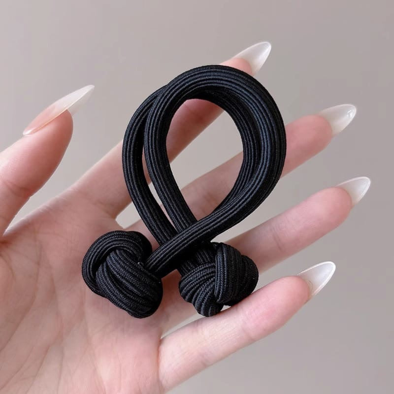 Cute Pink Elastic Hair Ties (2pcs)