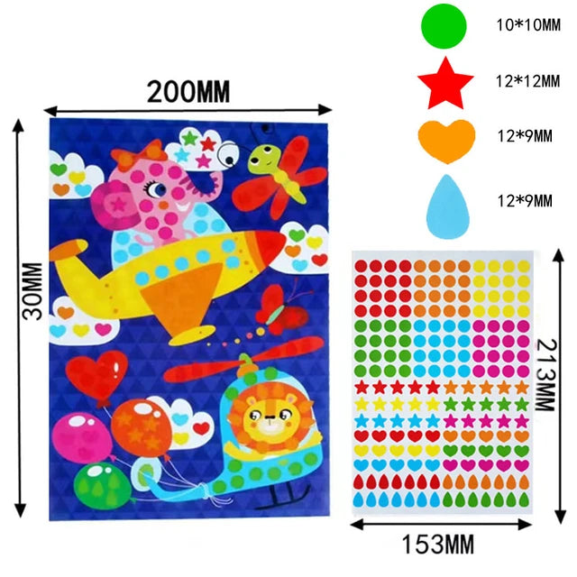 Children Dot Coloring Book