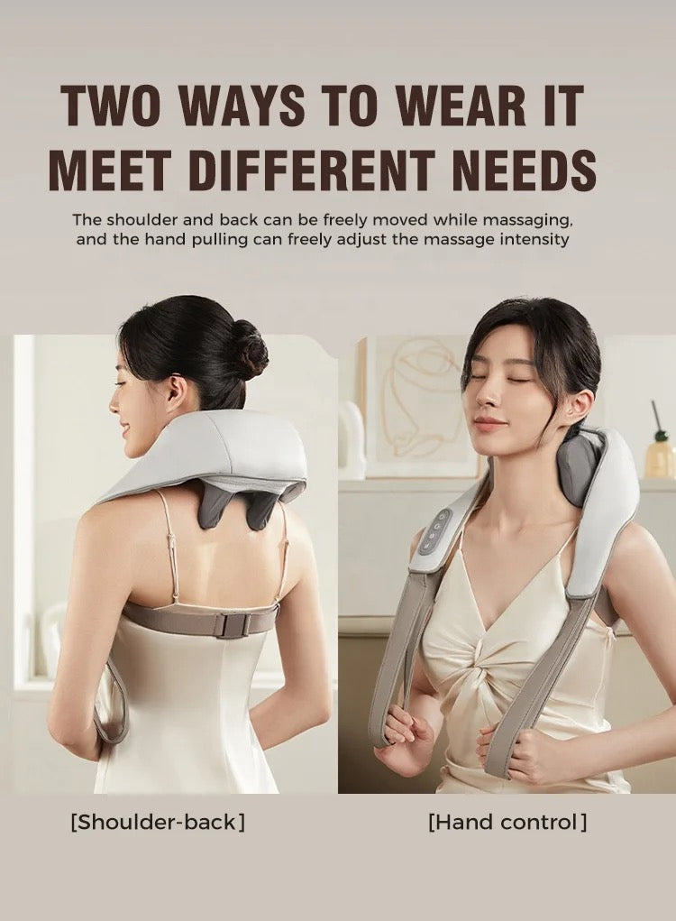 Wireless Electric Heating Neck And Shoulder Massager