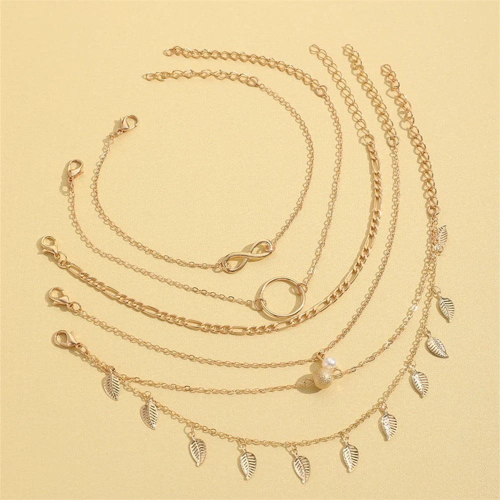 Fashionable Anklet set